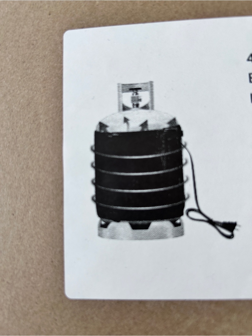 Electric Propane Tank Blank Heater 47.5” x 13.5” BBQ Size